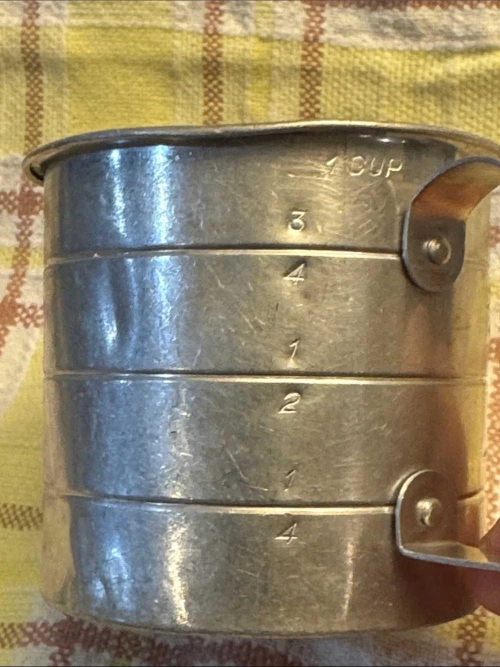Vintage Metal Measuring Cups